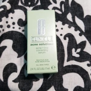 Clinique acne + line correcting serum(travel)